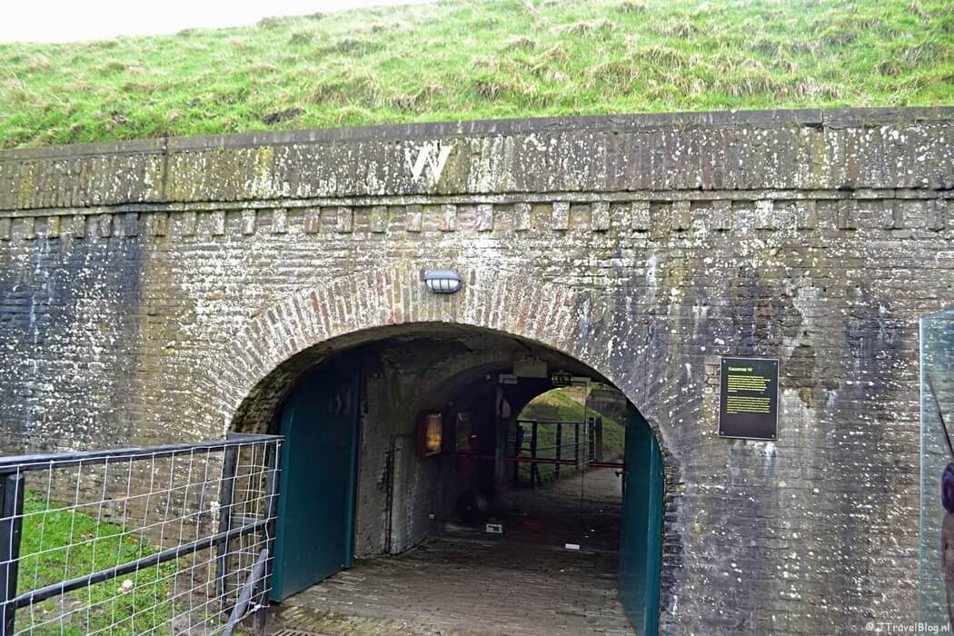 Kazemat W in het Nederlands Vestingmuseum in Naarden