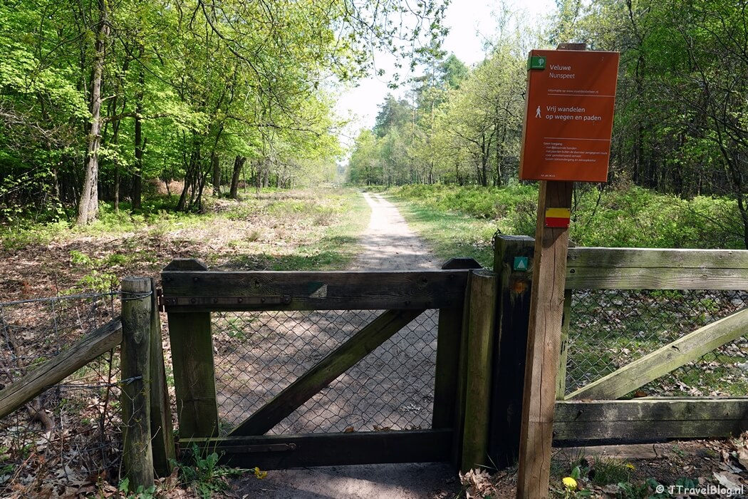 Een klaphek tijdens de 14e etappe van het Westerborkpad
