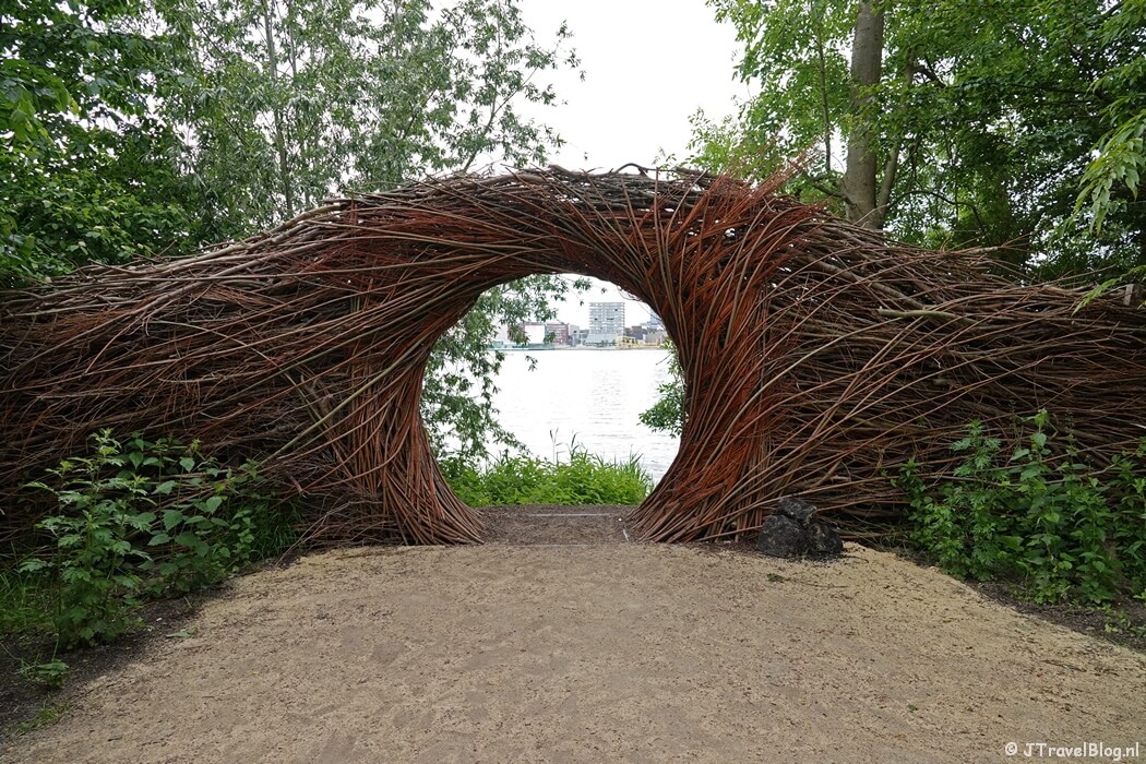 Kunstwerk De uitkijk op de Floriade Expo 2022 in Almere
