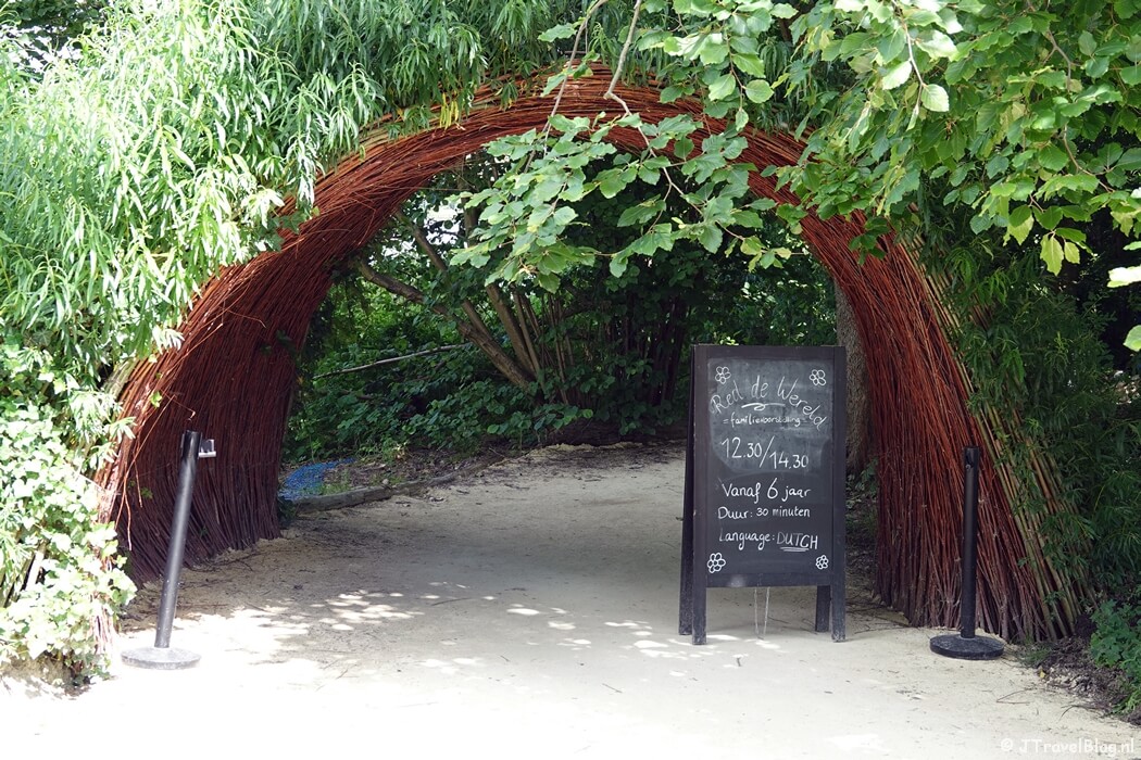 Kunstwerk Groene golf op de Floriade Expo 2022 in Almere