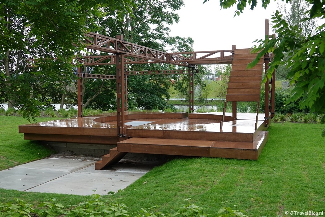 Kunstwerk Nomadic Folly op de Floriade Expo 2022 in Almere