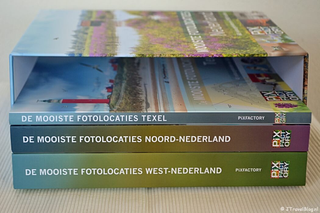 De luxe boekenbox als extra bij het boek 'De mooiste fotolocaties van West-Nederland'