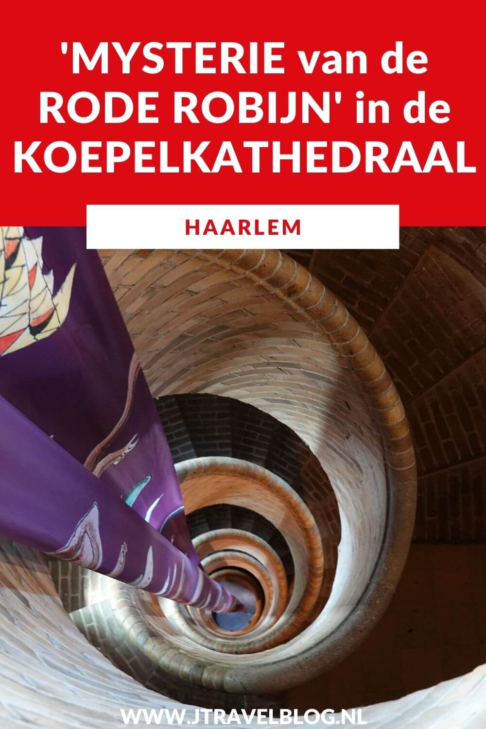 Heb jij het 'Mysterie van de Rode Robijn' in de KoepelKathedraal in Haarlem al opgelost. Ik heb de rode robijn al gevonden. Je kunt t/m 31 augustus 2022 naar de rode robijn speuren tijdens een speurtocht in de catacomben van de kathedraal! Bezoek na afloop ook de kathedraal. Deze is zeer de moeite van een bezoek waard. Meer over het 'Mysterie van de Rode Robijn' en de KoepelKathedraal in Haarlem lees je op mijn website. #mysterievanderoderobijn #koepelkathedraal #haarlem #jtravel #jtravelblog