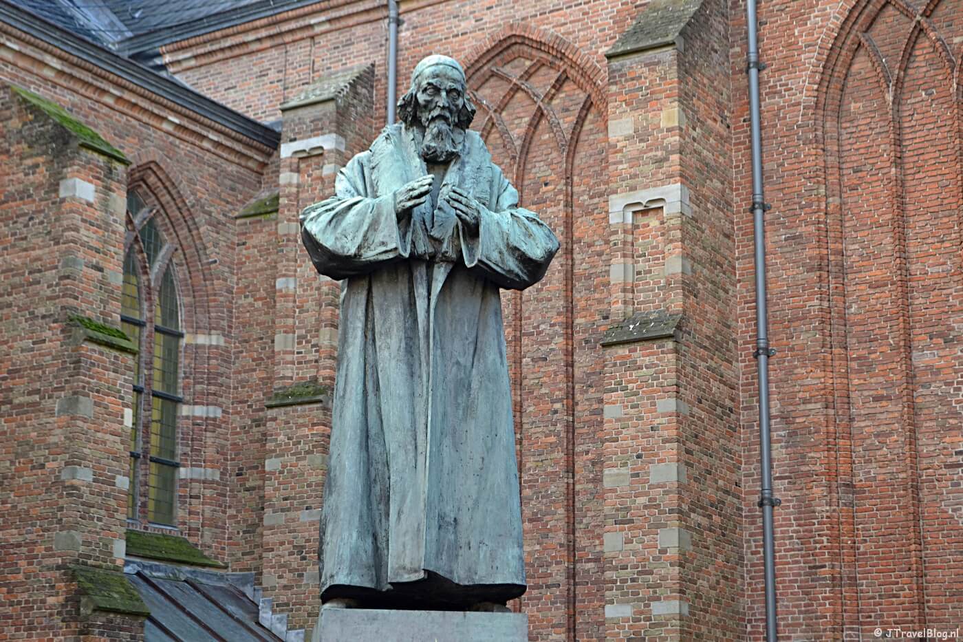Het standbeeld van Comenius in Naarden