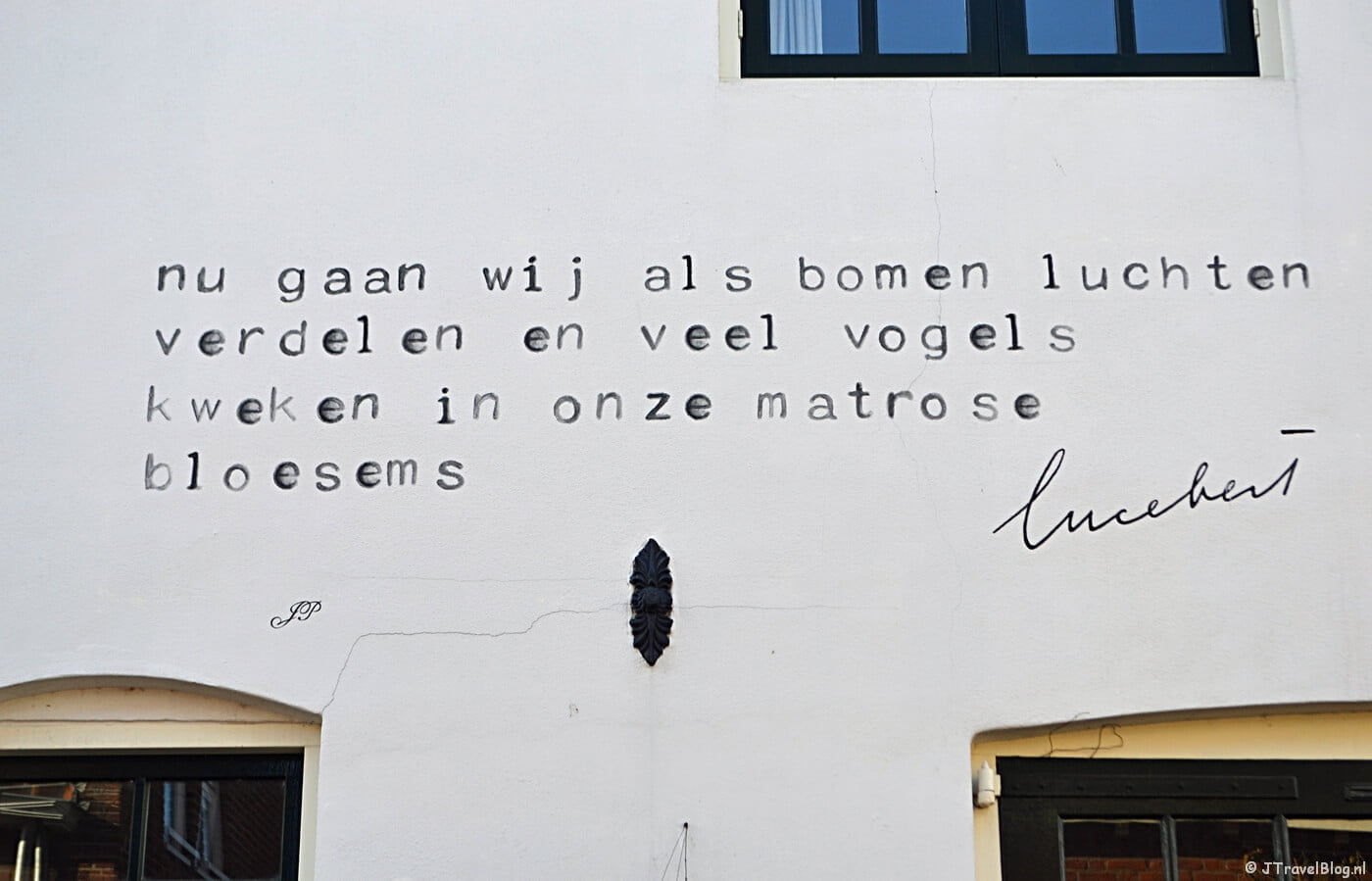 Muurgedicht van Lucebert