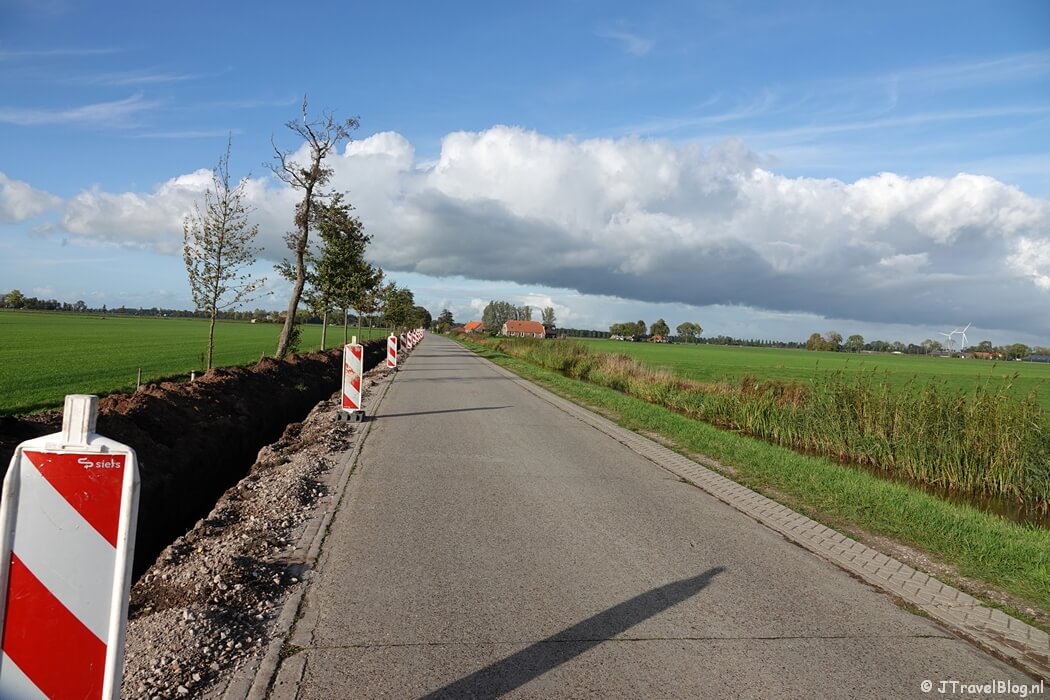 Nieuwendijk tijdens de 20e etappe van het Westerborkpad