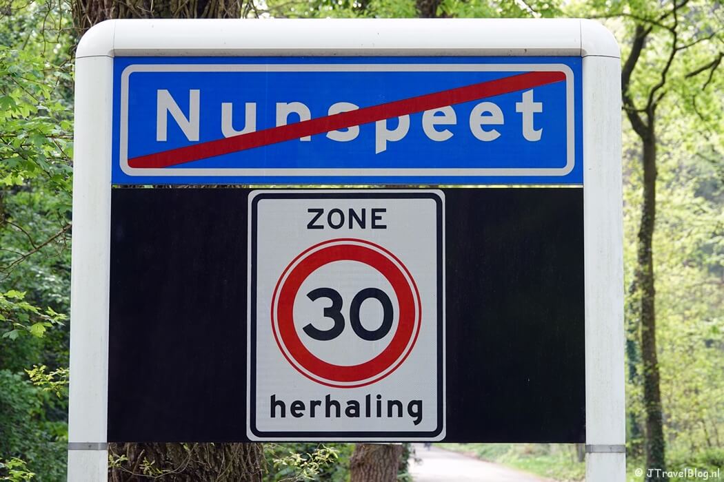 Nunspeet uit tijdens de 15e etappe van het Westerborkpad