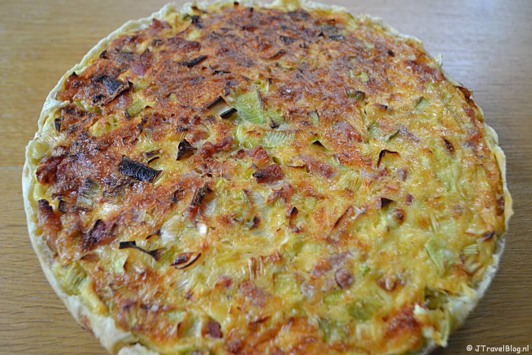 Recept: Quiche Lorraine met spek, prei en kaas