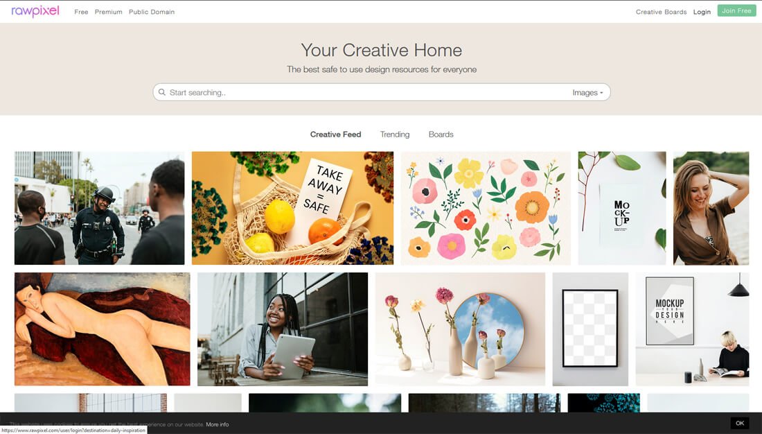 Rawpixel: een website met gratis afbeeldingen