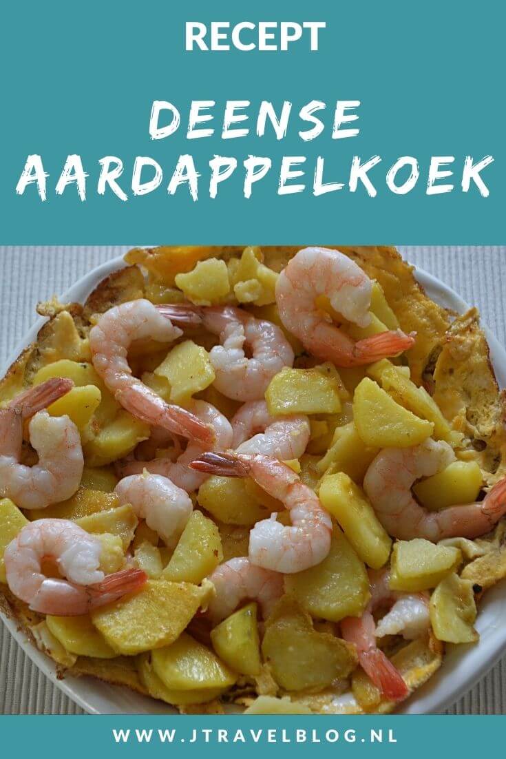 Ik heb een heerlijk recept van een Deense aardappelkoek met ei, aardappelen en garnalen voor je gemaakt. Het recept lees je hier. #recept #aardappelkoek #omelet #deenseaardappelkoek #jtravel #jtravelblog