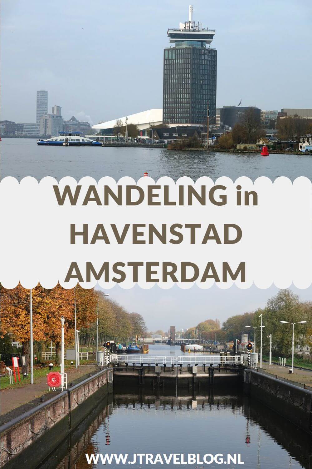 Ik maakte een wandeling in havenstad Amsterdam. Een wandeling langs het IJ in Amsterdam-Noord, langs de NDSM-werf en door het Hamerkwartier. Met de gratis pont steek ik over naar het Oostelijk Havengebied en via de Oostelijke eilanden en het voormalige Marineterrein loop ik terug naar Amsterdam Centraal Station. Mijn belevenissen en mijn route lees je in deze blog. Loop je mee? #amsterdam #havenwandeling #amsterdamnoord #oostelijkhavengebied #wandelen #hiken #jtravel #jtravelblog