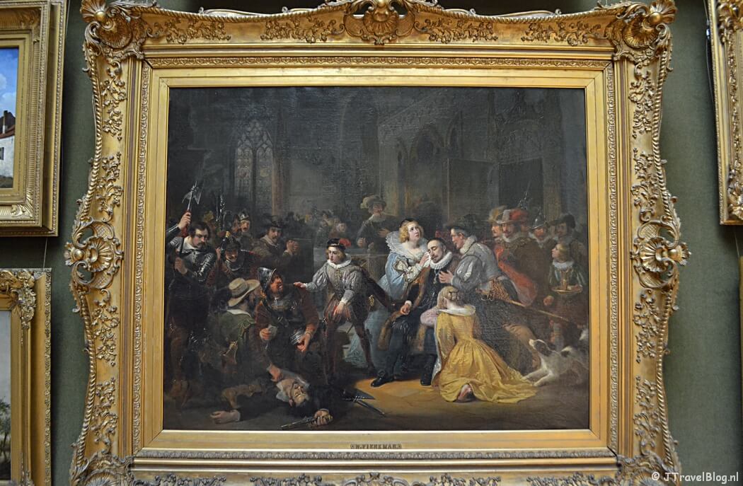 De Eerste Schilderijenzaal van het Teylers Museum in Haarlem