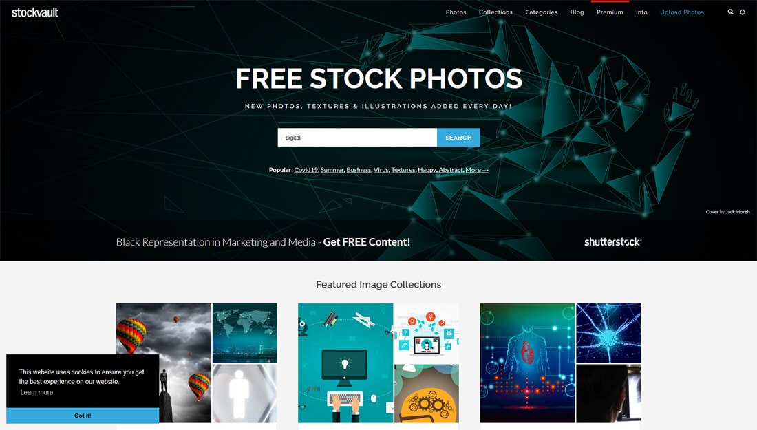 Stockvault: een website met gratis afbeeldingen