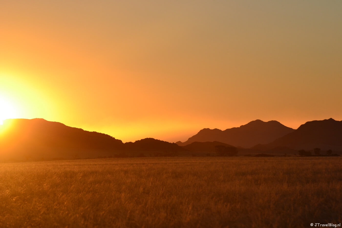 Sundowner bij de Sossusvlei