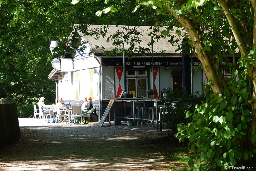Theehuis De Haarlemmerhout tijdens de Trage Tocht Haarlem