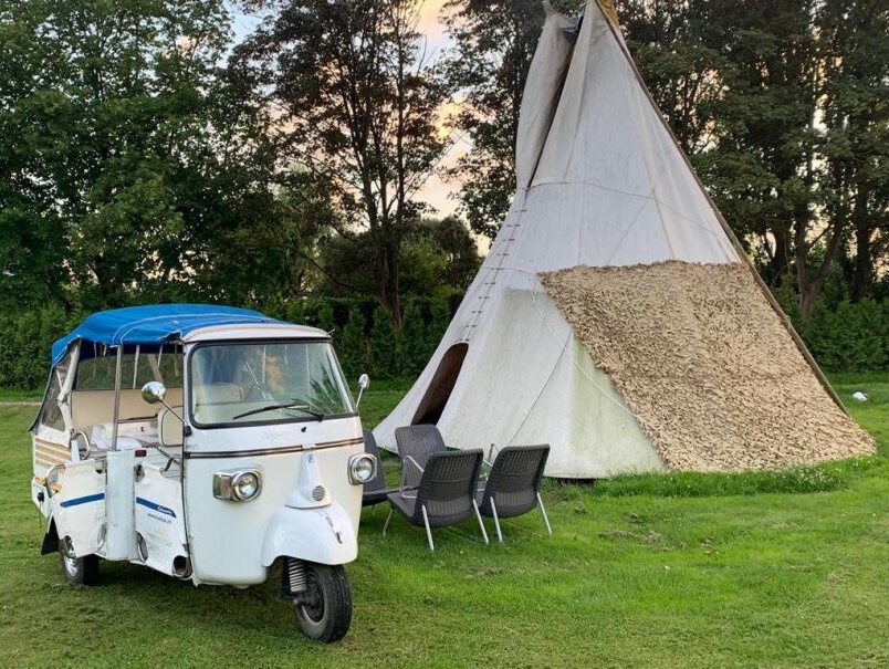Tipi tent in Zwaanshoek/Noord-Holland via Natuurhuisje.nl