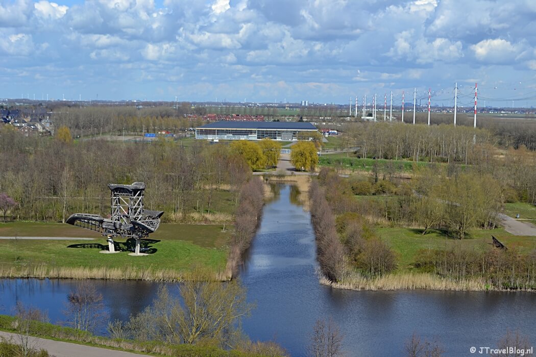 Het uitzicht vanaf Big Spotters Hill tijdens de Trage Tocht Vijfhuizen