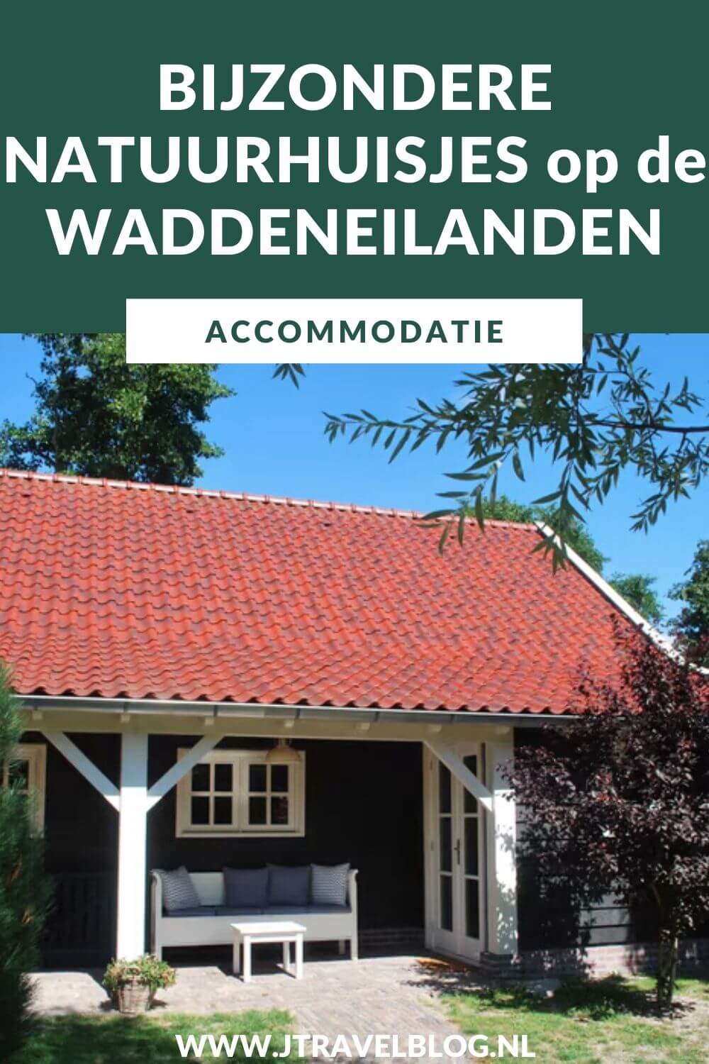 Ik heb een aantal bijzondere natuurhuisjes op de Nederlandse Waddeneilanden voor je op een rijtje gezet. Het zijn stuk voor stuk unieke accommodaties, veelal gelegen in de natuur. #natuurhuisjes #waddeneilanden #texel #vlieland #ameland #terschelling #schiermonnikoog #accommodatie #jtravel #jtravelblog