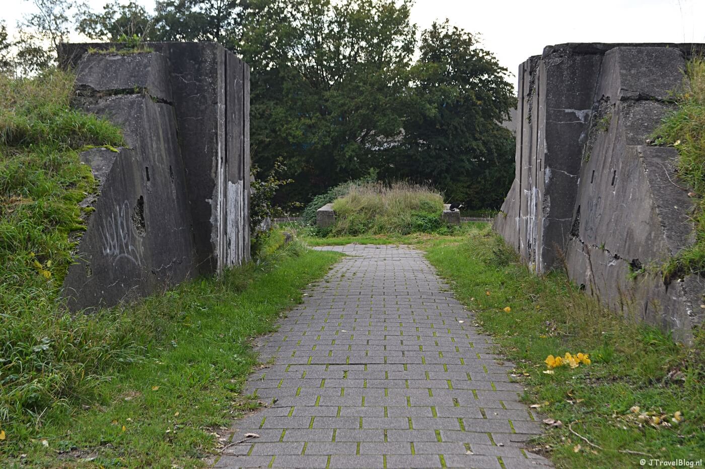De coupure in de Geniedijk in Hoofddorp