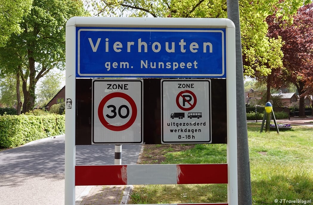 Vierhouten in tijdens de 14e etappe van het Westerborkpad