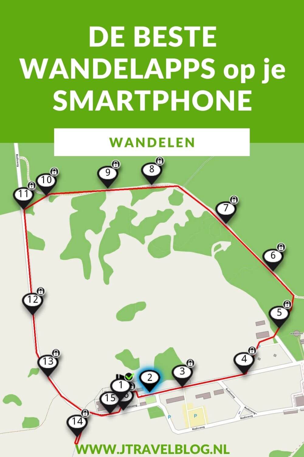 Ik heb een aantal wandelapps voor op je smartphone op een rijtje gezet. We maken steeds vaker een wandeling die we volgen via routepaaltjes of via de GPX-bestanden op de smartphone. Welke apps je voor een route kunt gebruiken lees je in deze blog. #wandelapps #wandelen #apps #smartphone #jtravel #jtravelblog