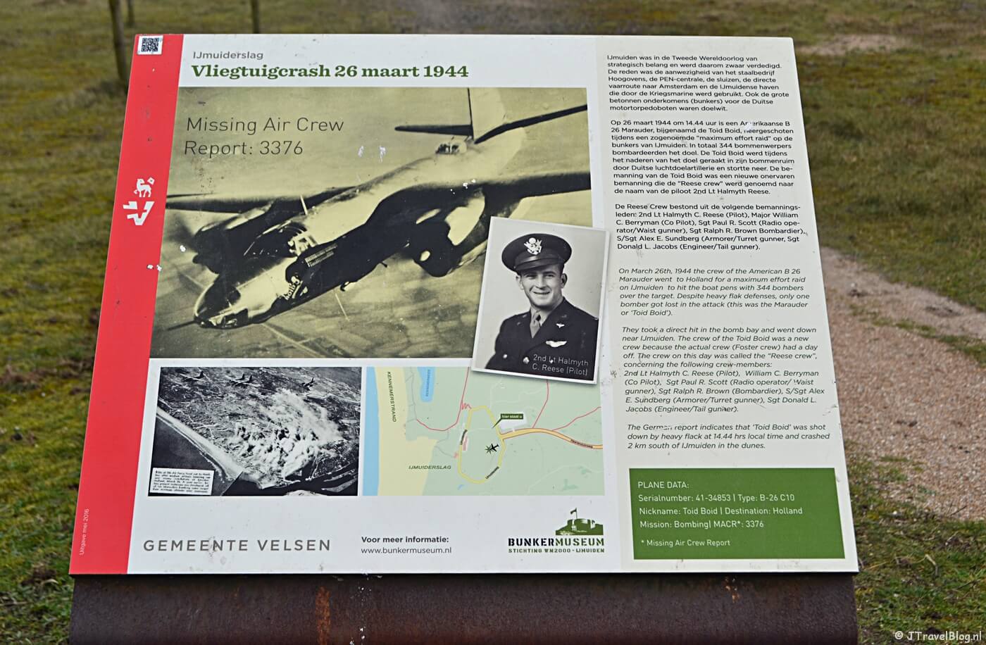 Wandelen in de duinen van IJmuiden: het oorlogsmonument