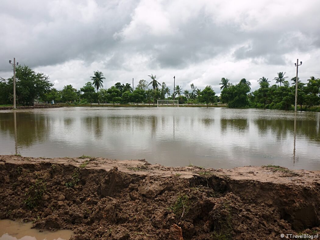 Hoog water toen ik in Thailand was