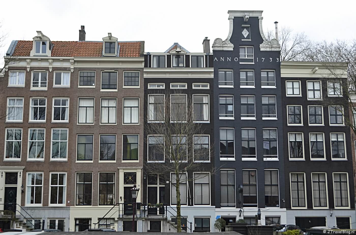 Huizen aan de Nieuwe Keizersgracht in Amsterdam