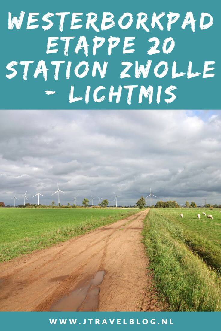 Een verslag van etappe 20 van de lange-afstandswandeling Westerborkpad. Deze twintigste etappe loopt van Station Zwolle naar Lichtmis. Mijn belevenissen en mijn route lees je in deze blog. Loop je mee? #stationzwolle #lichtmis #westerborkpad #etappe20 #geschiedenis #tweedewereldoorlog #wandelen #hiken #jtravel #jtravelblog