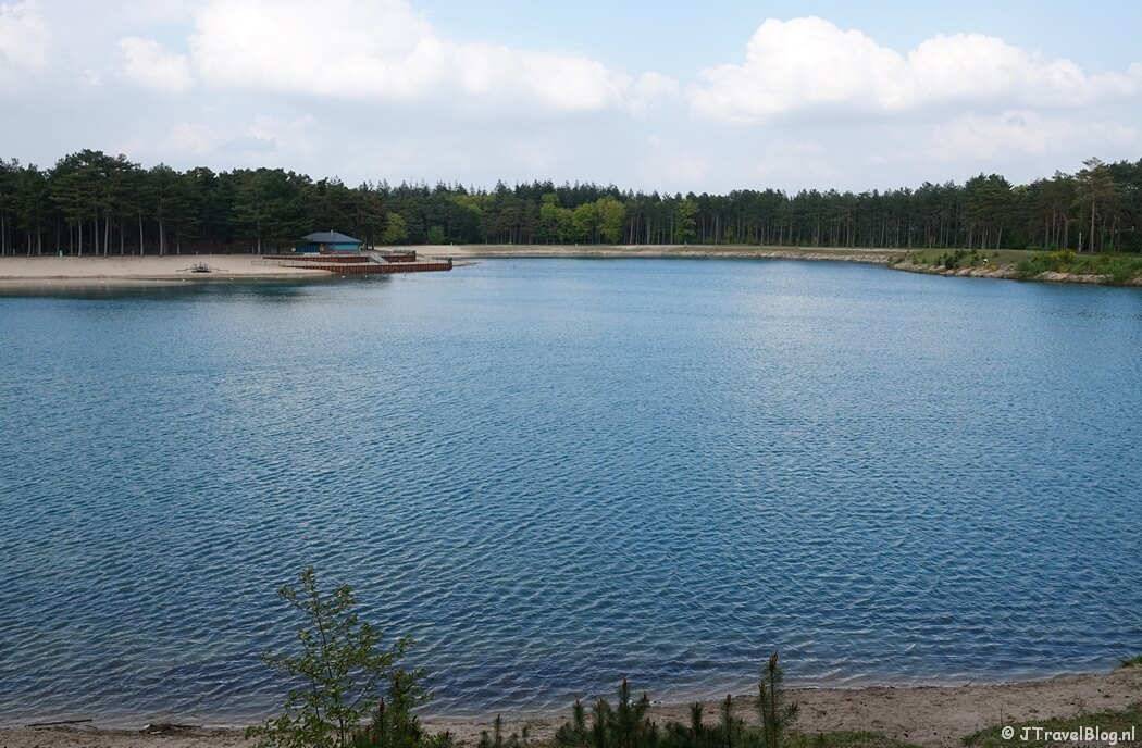 Zandenplas tijdens de 14e etappe van het Westerborkpad