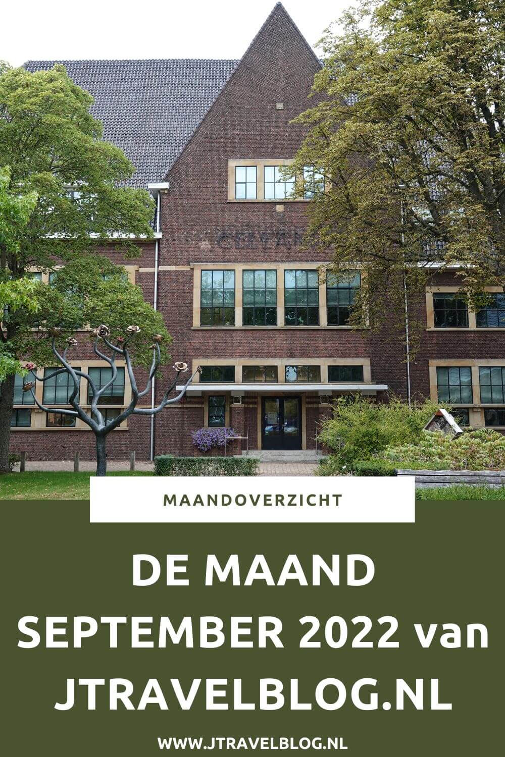 In september 2022 bezocht ik Museum Borg Verhildersum in Leens, De Theefabriek in Houwerzijl en de Historische Tuin Aalsmeer, ik liep de 19e etappe van het Westerborkpad van Hattem naar Station Zwolle en ik maakte weer een mooie wandeling in mijn favoriete wandelgebied: de Amsterdamse Waterleidingduinen. Meer hier over lees je in dit maandoverzicht. #maandoverzicht #september2022 #museumborgverhildersum #detheefabriek #historischetuinaalsmeer #westerborkpad #amsterdamsewaterleidingduinen #jtravel #jtravelblog
