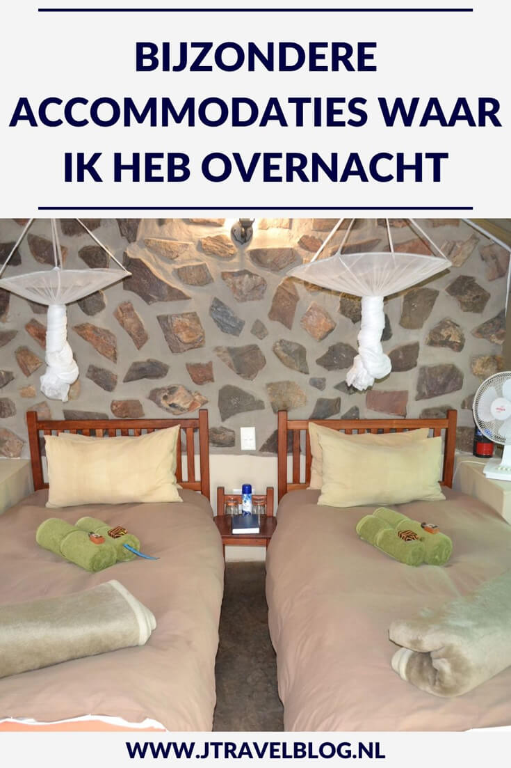 Tijdens mijn reizen heb ik een aantal keren in bijzondere accommodaties geslapen, zoals een beehive, een ouderwetse bedstede en een safaritent. Meer lezen doe je op mijn website. Lees je mee? #accommodaties #jtravel #jtravelblog