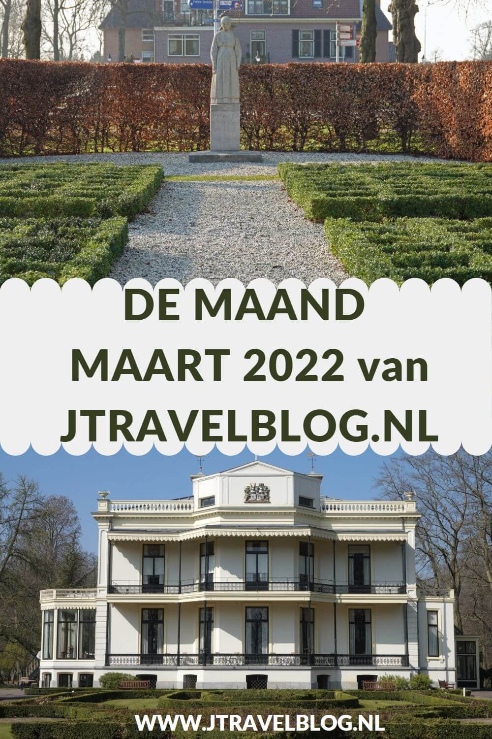 In maart 2022 liep ik twee etappes van het Westerborkpad, maakte ik een wandeling in de Amsterdamse Waterleidingduinen, bezocht het Panoramaterras op Schiphol en het Bloesempark in het Amsterdamse Bos, maakte ik twee fietstochten in de Bollenstreek en bezocht Museum de Zwarte Tulp in Lisse. Meer hier over lees je in dit maandoverzicht. #maandoverzicht #maart2022 #westerborkpad #reuzenbollen #bloesempark #panoramaterras #bollenstreek #amsterdamsewaterleidingduinen #museumdezwartetulp #jtravel #jtravelblog